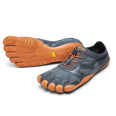 Men's Vibram KSO EVO Training Shoes Grey / Orange | CA_H62