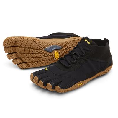 Men's Vibram V-Trek Casual Shoes Black | CA_Y72